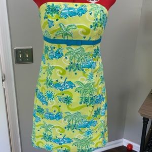 Lilly Pulitzer vintage woodies pattern dress